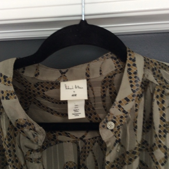 H&M x Richard Allan 60’s Mod Print Tunic Blouse - Picture 8 of 8